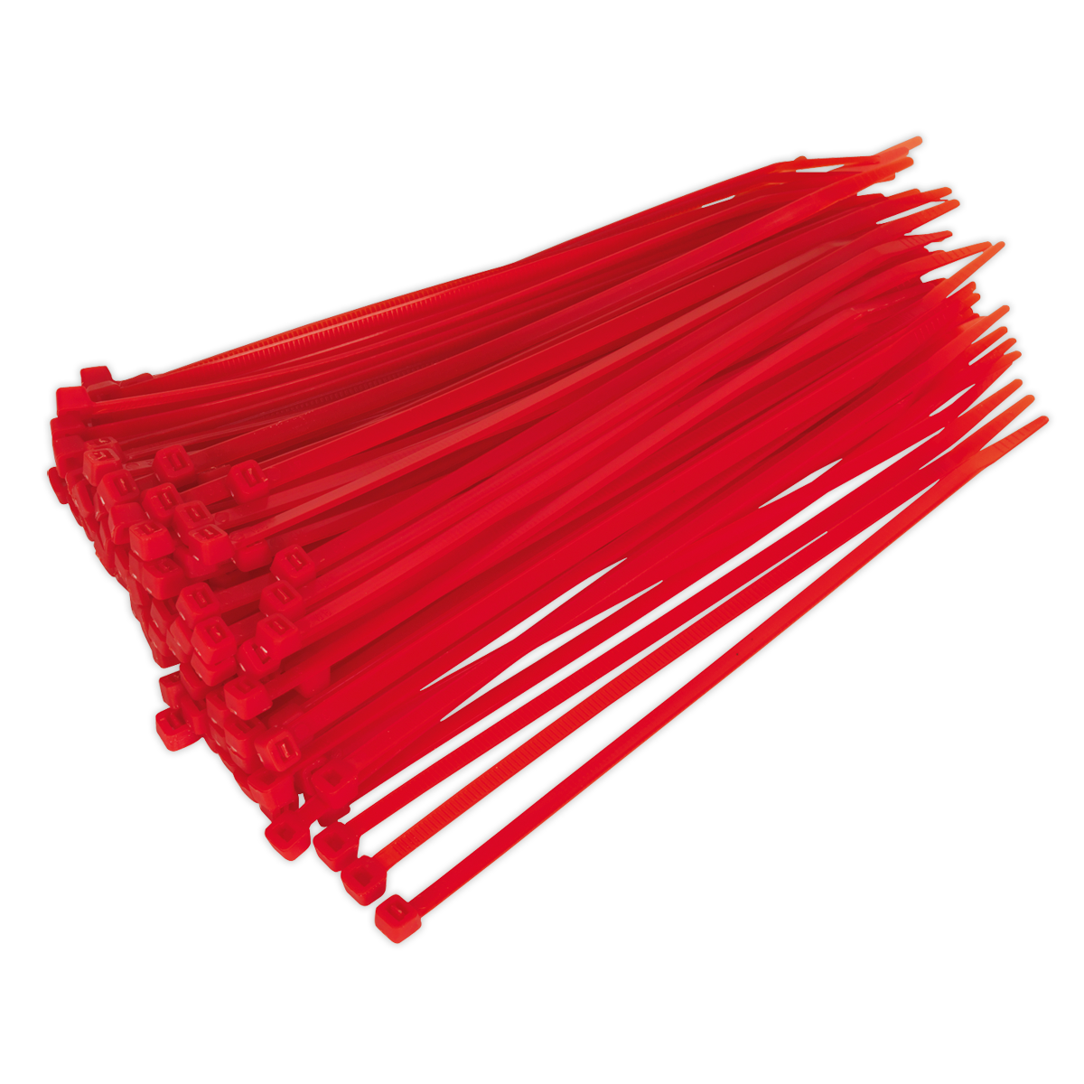 Sealey Cable Tie 200 x 4.4mm Red Pack of 100