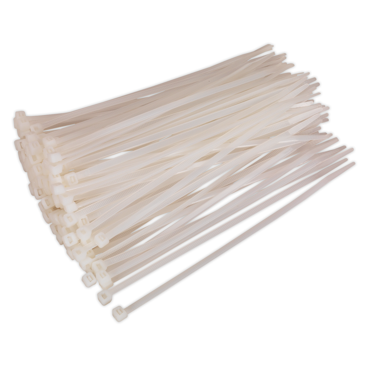Sealey Cable Tie 200 x 4.8mm White Pack of 100