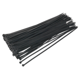 Sealey Cable Tie 300 x 4.8mm Black Pack of 100