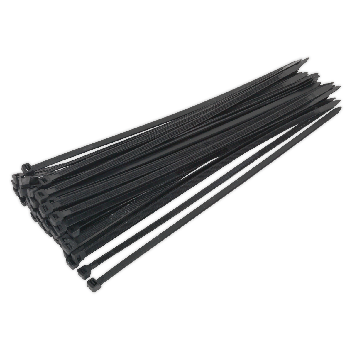 Sealey Cable Tie 350 x 7.6mm Black Pack of 50