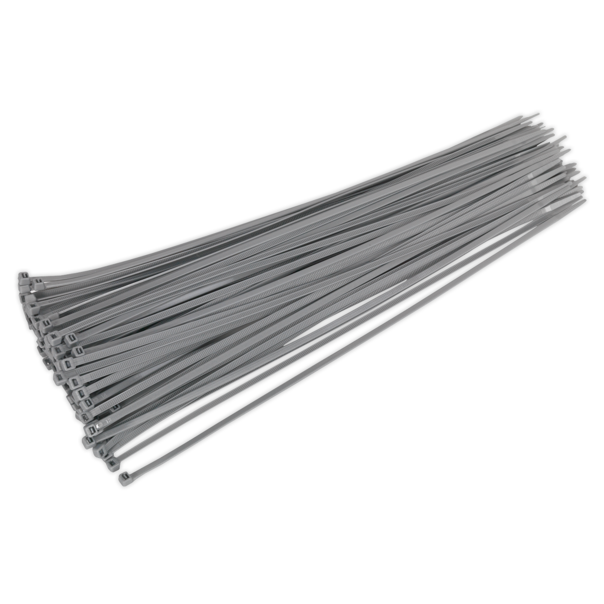 Sealey Cable Tie 380 x 4.4mm Silver Pack of 100