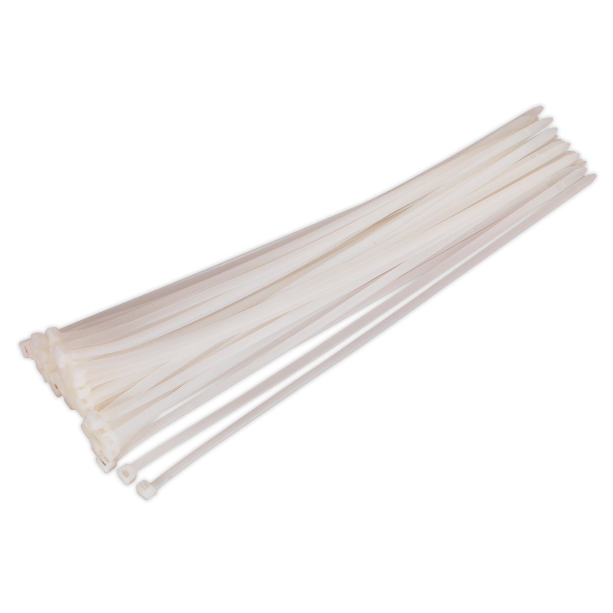 Sealey Cable Tie 450 x 7.6mm White Pack of 50