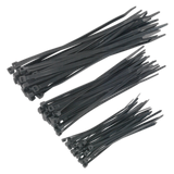 Sealey Cable Tie Assortment Black Pack of 75