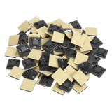 Sealey Self-Adhesive Cable Tie Mount 20 x 20mm Black Pack of 100