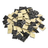 Sealey Self-Adhesive Cable Tie Mount 25 x 25mm Black Pack of 100