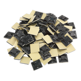 Sealey Self-Adhesive Cable Tie Mount 30 x 30mm Black Pack of 100