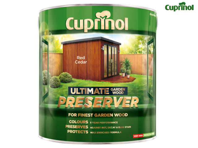 Cuprinol Ultimate Garden Wood Preserver Red Cedar 4 litre