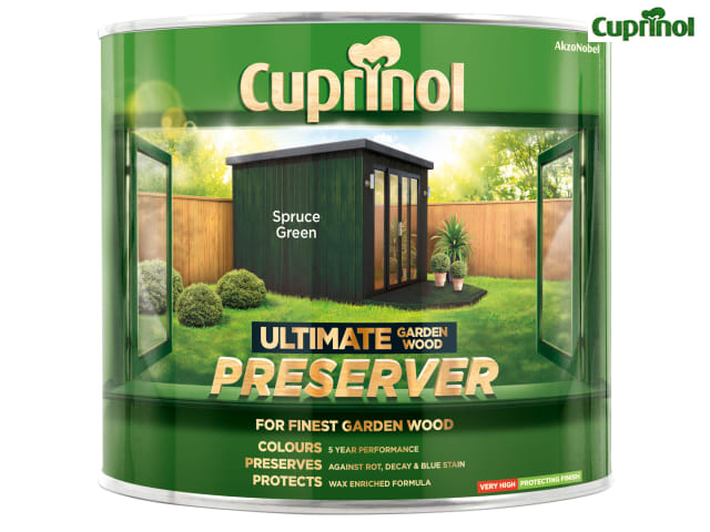 Cuprinol Ultimate Garden Wood Preserver Spruce Green 1 litre