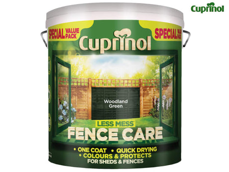 Cuprinol Less Mess Fence Care Woodland Green 6 litre