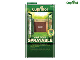 Cuprinol One Coat Sprayable Fence Treatment Autumn Brown 5 litre