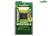 Cuprinol One Coat Sprayable Fence Treatment Black 5 litre