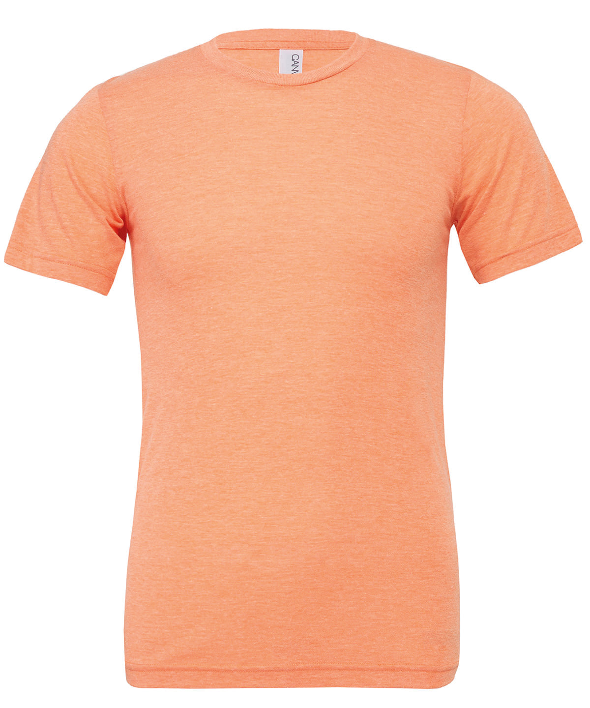 Bella Canvas Unisex Triblend Crew Neck T-Shirt - Orange Triblend