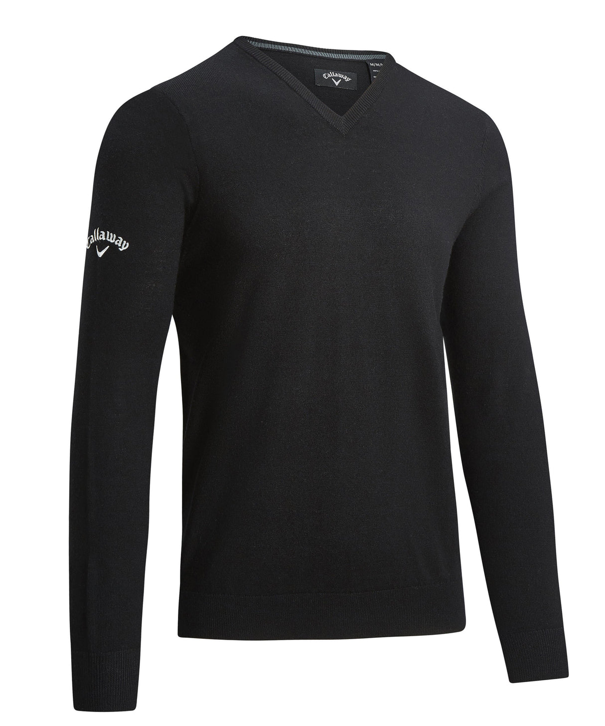 Callaway Ribbed V-Neck Merino Sweater