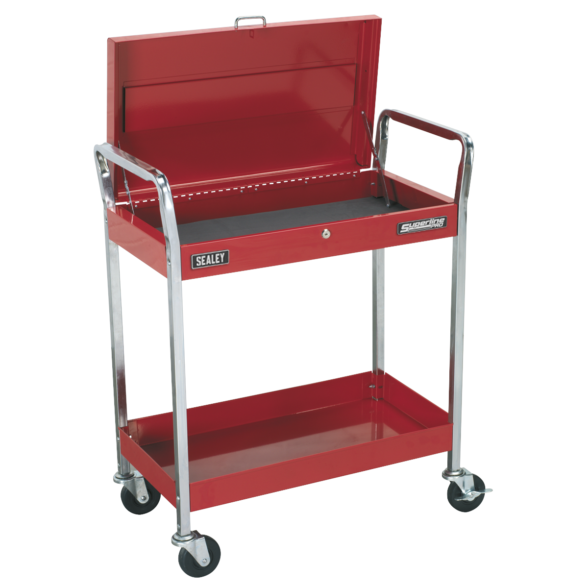 Sealey Trolley 2-Level Heavy-Duty with Lockable Top