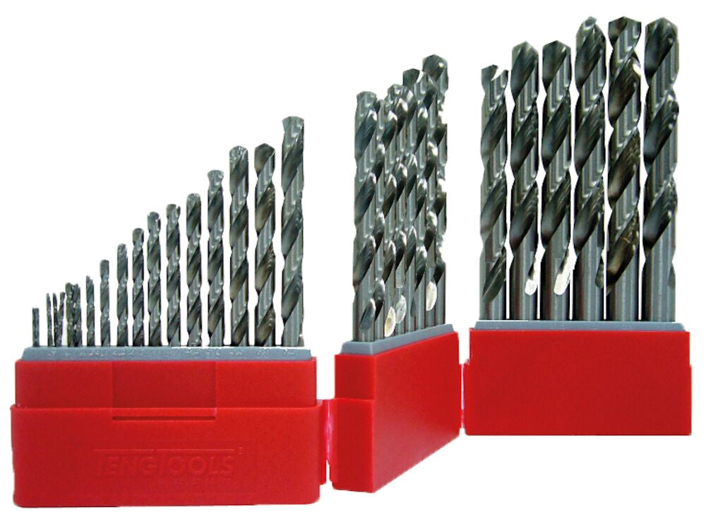 Teng Tools Drill Bit Set 1.0-10.0 mm 28 Pieces