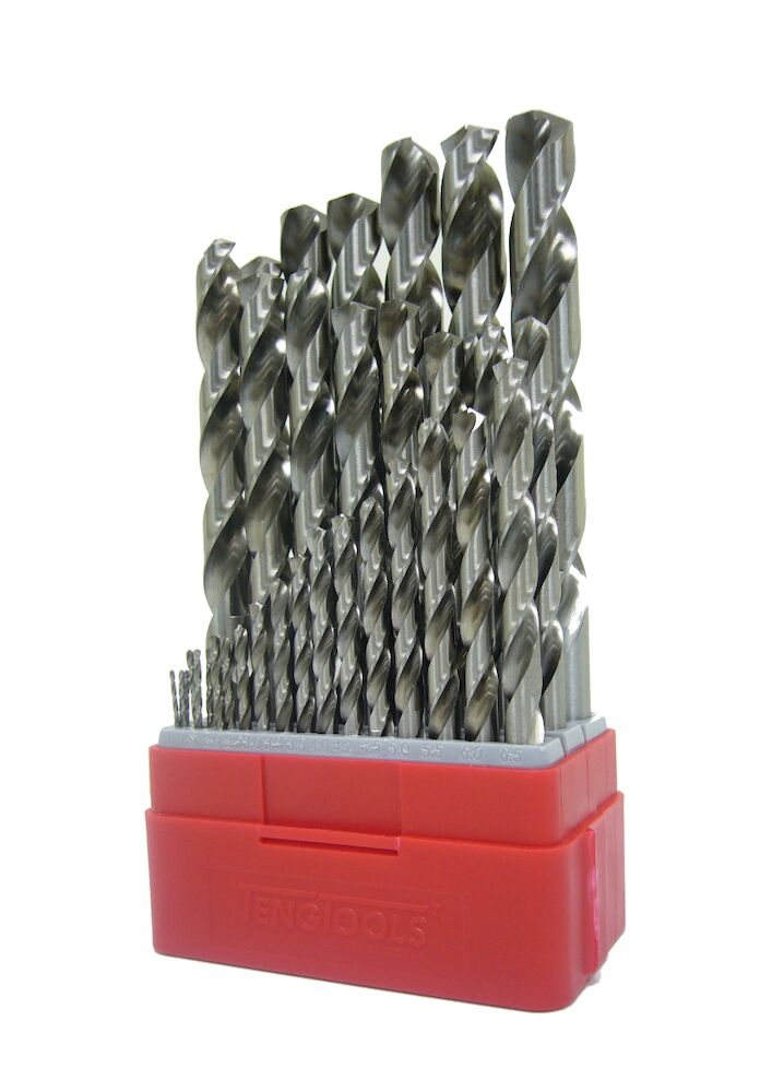 Teng Tools Drill Bit Set 1.0-13.0 mm 34 Pieces