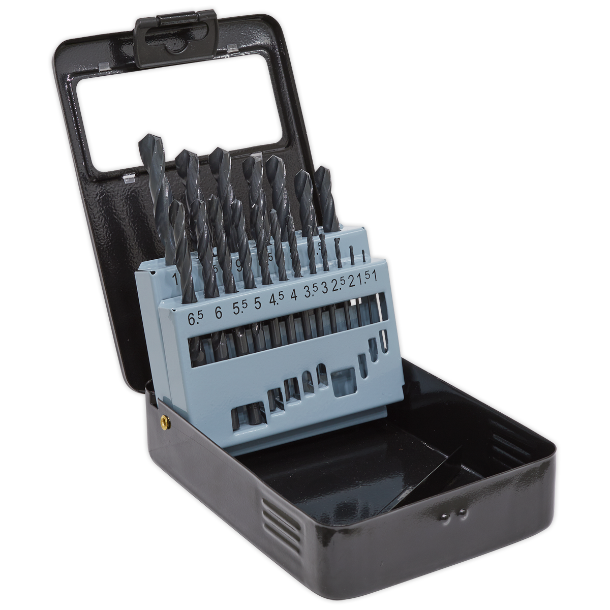 Sealey HSS Roll Forged Drill Bit Set 19pc Ø1-10mm