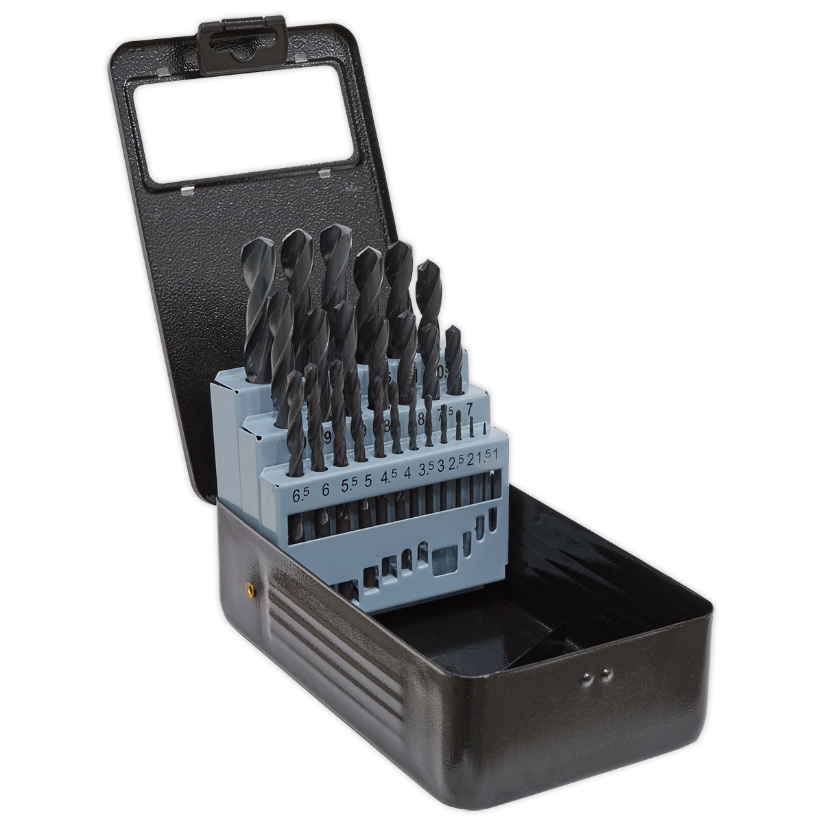 Sealey HSS Roll Forged Drill Bit Set 25pc Ø1-13mm