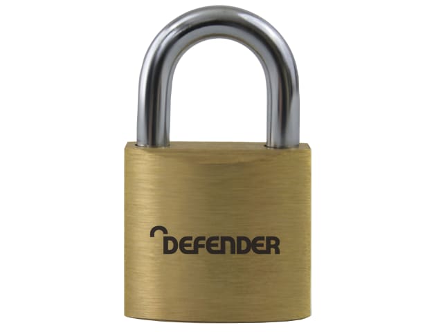 DEFENDER Brass Padlock 30mm