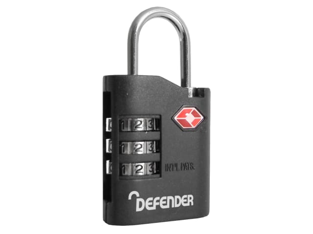 DEFENDER TSA Combination Padlock 35mm