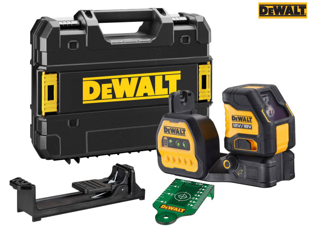 DEWALT DCE088NG18 Cross Line Green Beam Laser 12/18V Bare Unit