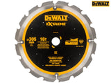 DEWALT Extreme PCD Fibre Cement Saw Blade 305 x 30mm x 16T