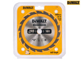 DEWALT Portable Construction Circular Saw Blade 160 x 20mm x 18T