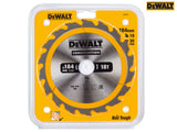 DEWALT Portable Construction Circular Saw Blade 184 x 30mm x 18T