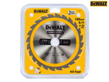 DEWALT Portable Construction Circular Saw Blade 190 x 30mm x 24T