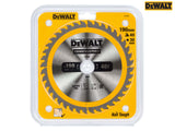 DEWALT Portable Construction Circular Saw Blade 190 x 30mm x 40T