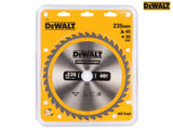 DEWALT Portable Construction Circular Saw Blade 235 x 30mm x 40T