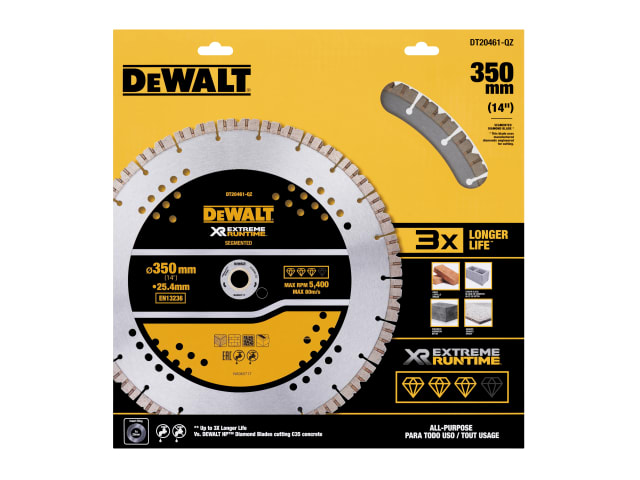 DEWALT ELITE SERIES All Purpose Diamond Wheel 355 x 25.4mm