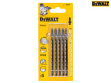 DEWALT HCS Wood Jigsaw Blades Pack of 5 T244D