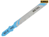 DEWALT HSS Metal Cutting Jigsaw Blades Pack of 5 T118A