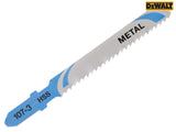 DEWALT HSS Metal Cutting Jigsaw Blades Pack of 5 T118B