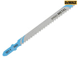 DEWALT HSS Metal Cutting Jigsaw Blades Pack of 5 T127D