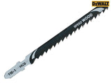 DEWALT HCS Wood Jigsaw Blades Pack of 5 T144D