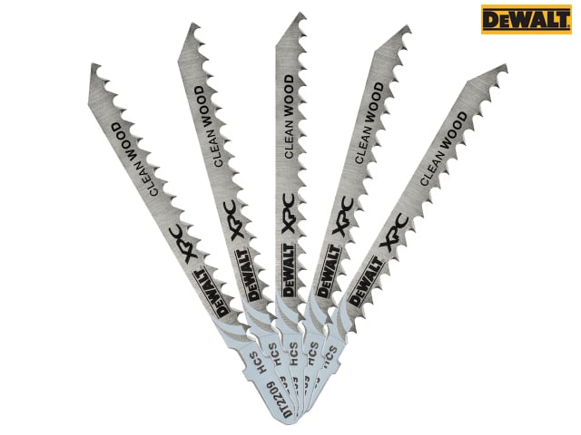 DEWALT XPC HCS Wood Jigsaw Blades Pack of 5 T101BR