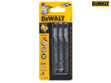 DEWALT XPC Bi-Metal Wood Jigsaw Blades Pack of 3 T101DF