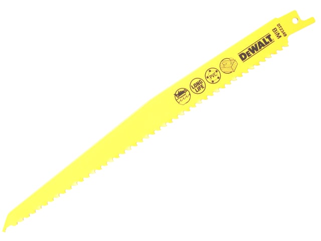 DEWALT Bi-Metal Reciprocating Blade for Wood with Nails 228mm (Pack 5)