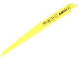 DEWALT Bi-Metal Reciprocating Blade for Wood with Nails 228mm (Pack 5)