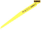 DEWALT Bi-Metal Reciprocating Blade for Wood with Nails 228mm (Pack 5)