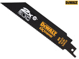 DEWALT 2X Life Metal Reciprocating Blade 152mm x 14/18 TPI Pack of 5