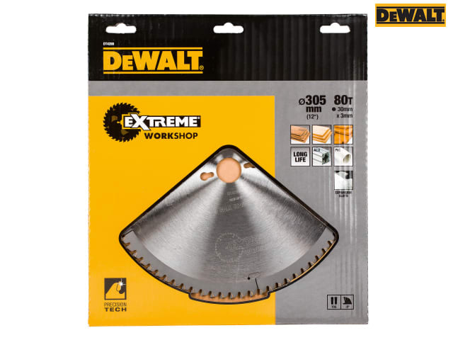 DEWALT Series 40 Circular Saw Blade 305 x 30mm x 80T TCG/Neg