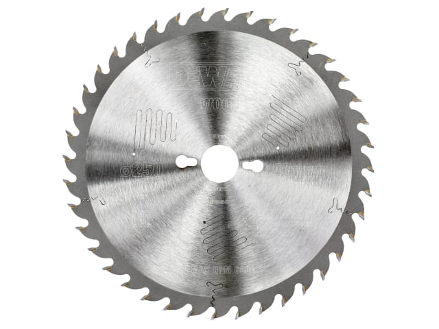 DEWALT Series 60 Circular Saw Blade 250 x 30mm x 40T