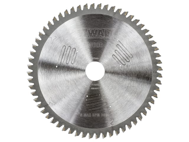 DEWALT Series 60 Circular Saw Blade 216 x 30mm x 60T ATB/Neg