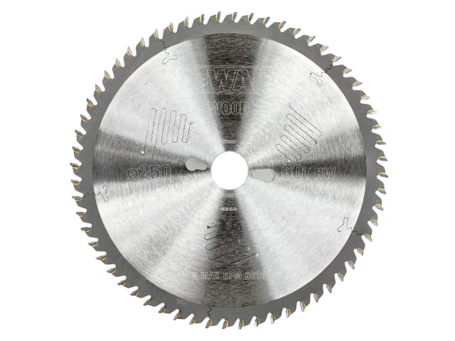 DEWALT Series 60 Circular Saw Blade 250 x 30mm x 60T