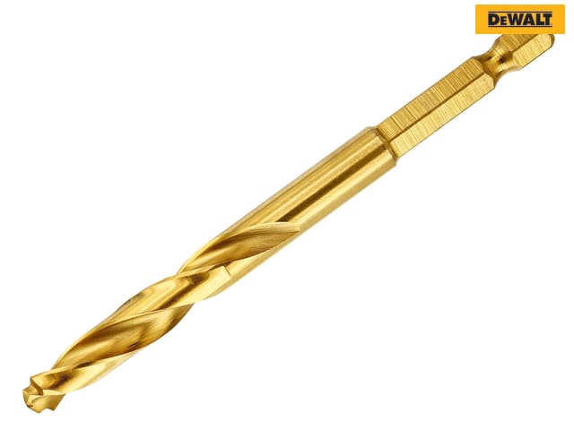 DEWALT Impact Titanium Drill Bit 10.0mm OL:102mm WL:50mm