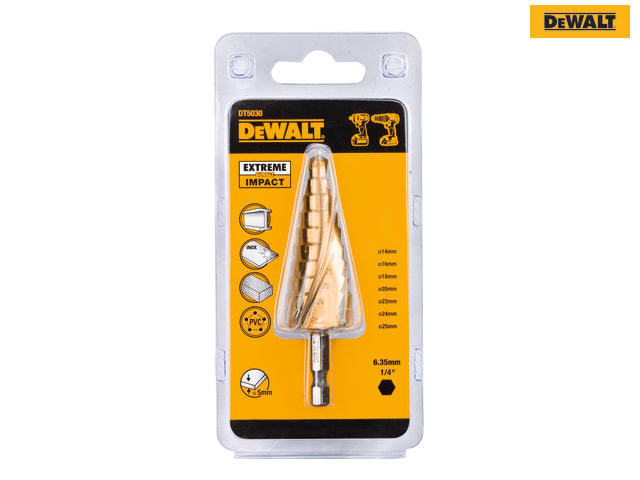 DEWALT Extreme Step Drill Bit 14-25mm