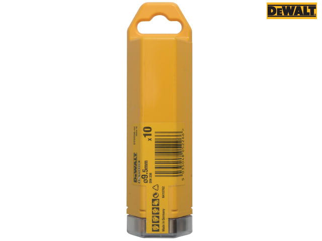 DEWALT Extreme 2 Metal Drill Bits (10) 9.5mm OL:125mm WL:78mm